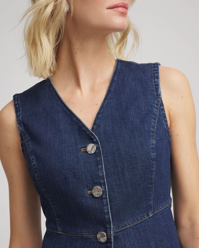 Sleeveless Denim Vest - image 4
